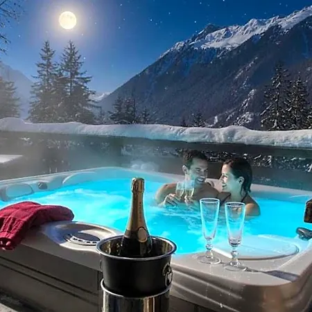 Готель Les De Philippe Avec Jacuzzis Privatifs Шамоні