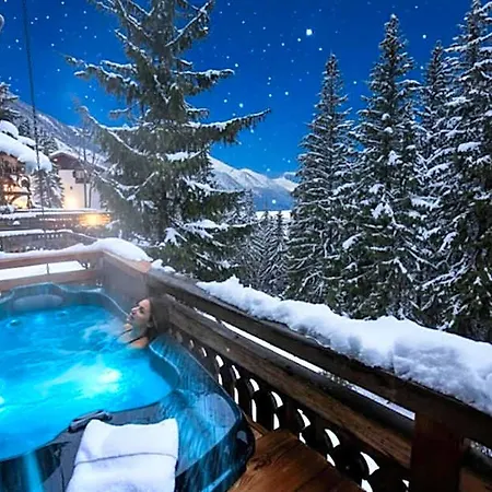 Готель Les De Philippe Avec Jacuzzis Privatifs Шамоні