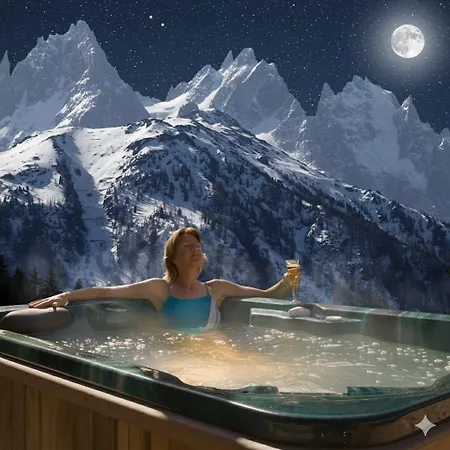 Les De Philippe Avec Jacuzzis Privatifs Σαμονί